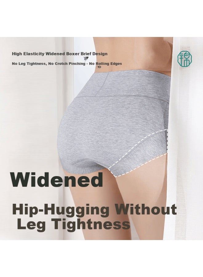 Jindu Medical Grade Pure Cotton Women's Underwear 100-count 10a Antibacterial Mid-high Waist Tummy Control Extended Crotch Plus Size Women's Briefs - Image 2