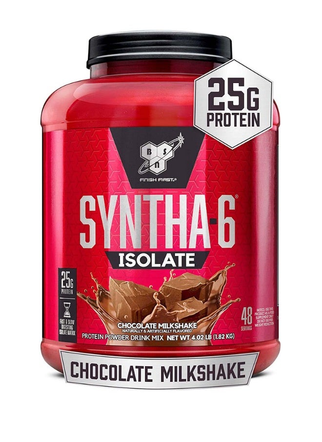 BSN Syntha 6 Isolate, Chocolate Milkshake, 4.02LB 