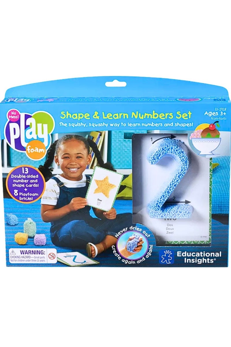إديوكيشنال إنسايتس مجموعة رغوة اللعب لتشكيل وتعلم الأرقام - Image 1