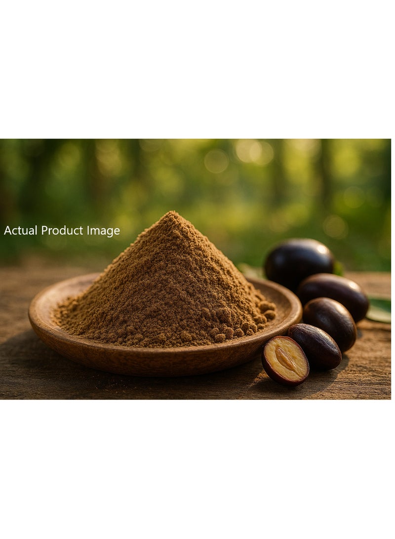 مملكة الإكسسوارات مسحوق جامون (100 غرام) - طبيعي ونقي 100% | مناسب للبشرة والشعر | يُحافظ على نضارة البشرة، ويُنظّم إفراز الزيوت، ويُقلّل من ظهور الشوائب | يُقوّي الشعر، ويُغذّي فروة الرأس، ويُعزّز نموّه. - Image 4