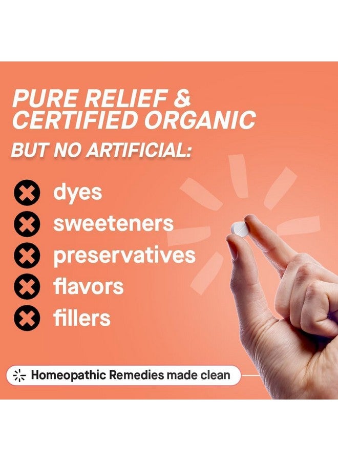 Genexa Cold Crush | Multi-Symptom Cough & Cold Relief for Adults | Delicious Organic Acai Berry Flavor | Certified Organic & Non-GMO | Homeopathic Remedy Made Clean | 60 Chewable Tablets - Image 2