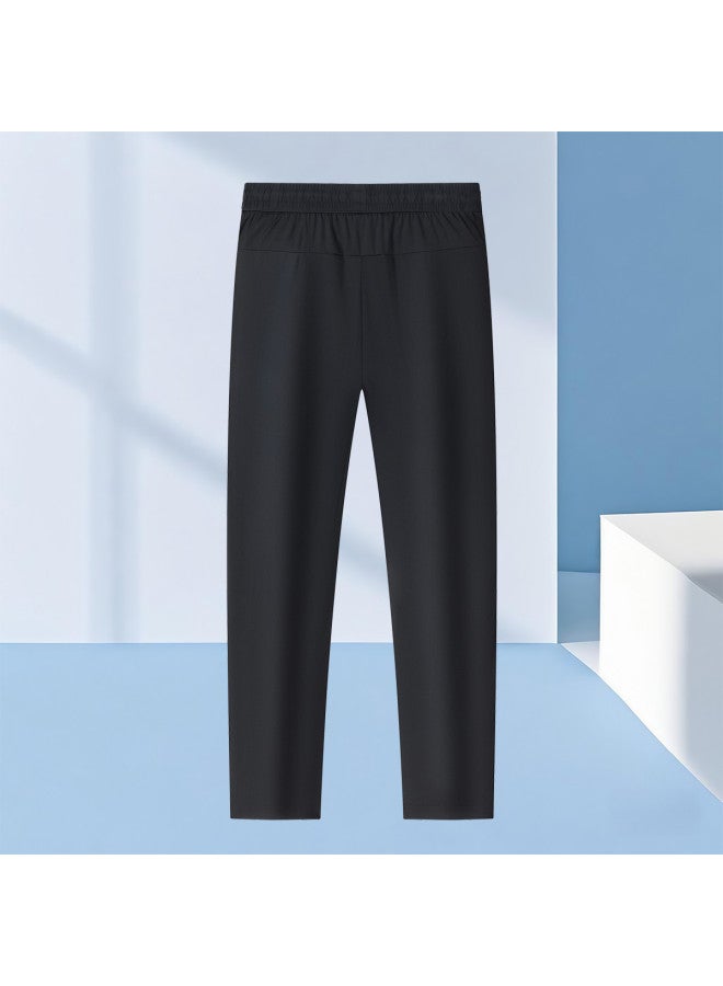 Tucano 2-piece Set】summer Short Sleeve Polo Shirt + Ice Silk Casual Pants Loose Fit Dad Outfit Men's Suit - Image 5