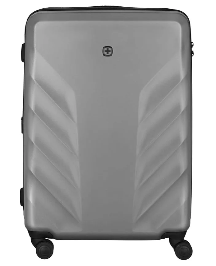 فيجنر حقيبة سفر بعجلات صلبة قابلة للتوسيع رمادية  سم