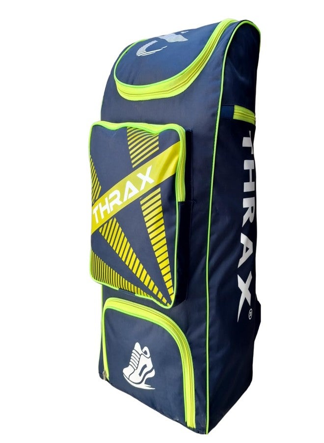 THRAX BGT Cricket kIT Bag Blue Lime - Image 3