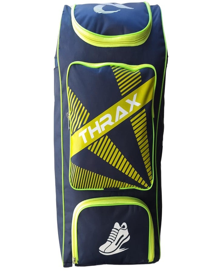 THRAX BGT Cricket kIT Bag Blue Lime - Image 2
