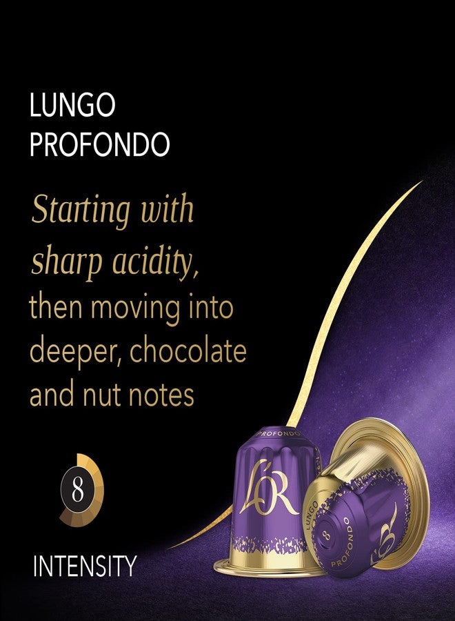L'OR Espresso Capsules, 50 Count Profondo Lungo, Single-Serve Aluminum Coffee Capsules Compatible with the L'OR BARISTA System & *Nespresso Original Machines - Image 4