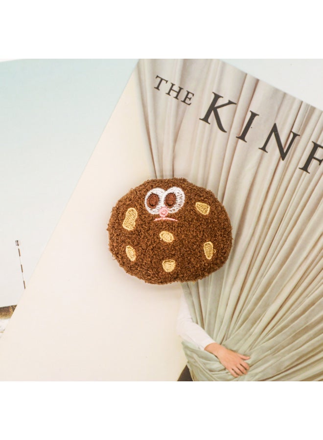 Plush Biscuit Doll Children's Clothing Socks Shoes Hat Headwear Hairpin Accessories Accompanying Gift Accessories-Specifications:6-Colors:Brooch - Image 1
