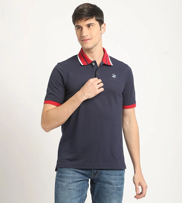 BEVERLY HILLS POLO CLUB Logo Embroidered Short Sleeves T-Shirt
