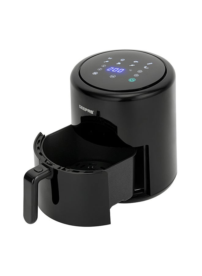GEEPAS 4.0 L Digital Air Fryer with Vortex Air Frying Technology/ Multiple Function, 1-60 Min Timer, Temperature 80-200 Degree Celsius/ Touch Screen Control, 8 Preset Programs, Ideal for Fries, Steak, Chicken, Cake, Meat, Bread, etc. 4 L 1500 W GAF37512T black - Image 5