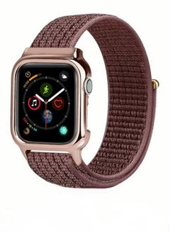Foxcon High Quality All-In-One Luxury Sport Band Watch Protective Case Stylish Breathable Nylon Strap I Watch 40mm Series 1/2/3/4 