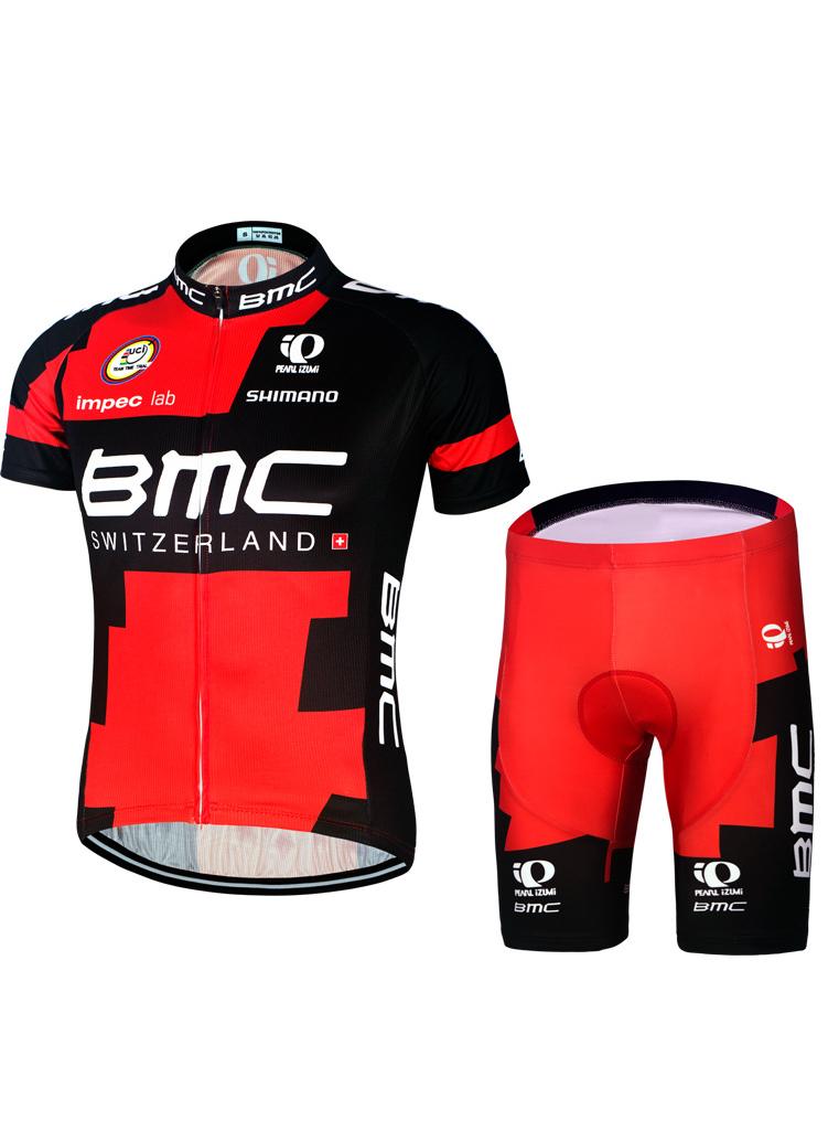 BMC Outdoor Cycle Short Sleeve Jersey With Shorts - Image 1