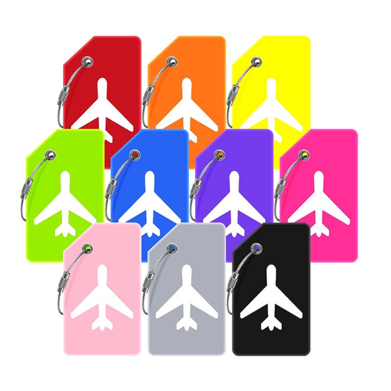 Luggage Tags: 3.7"*2" Green Silicone Bendable & Durable Privacy Protection - Quick Recognition Identifier for Travel Suitcases Backpacks Bags Cruise - Image 5