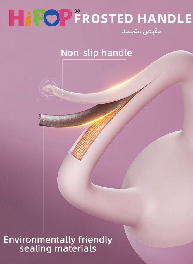 HIPOP 5KG PVC Soft Kettlebell, Strength Training Kettlebells with Iron Sand Inside, Fitness Kettlebell with Non-slip Handle for Weightlifting, Core Training, Squat, Body Shaping - Image 4