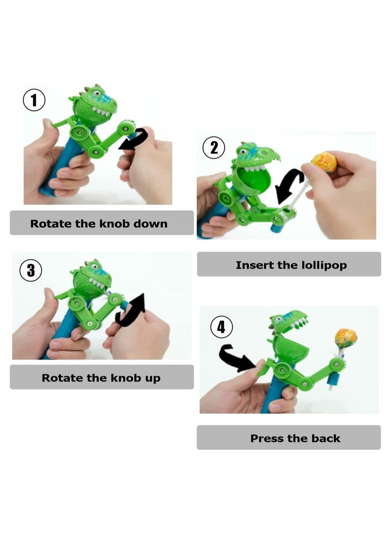 واي آند دي SYOSI Dinosaur Lollipop Holder, Cat Mint Lollipop, For Cat, Pet Interactive Toy - Image 4