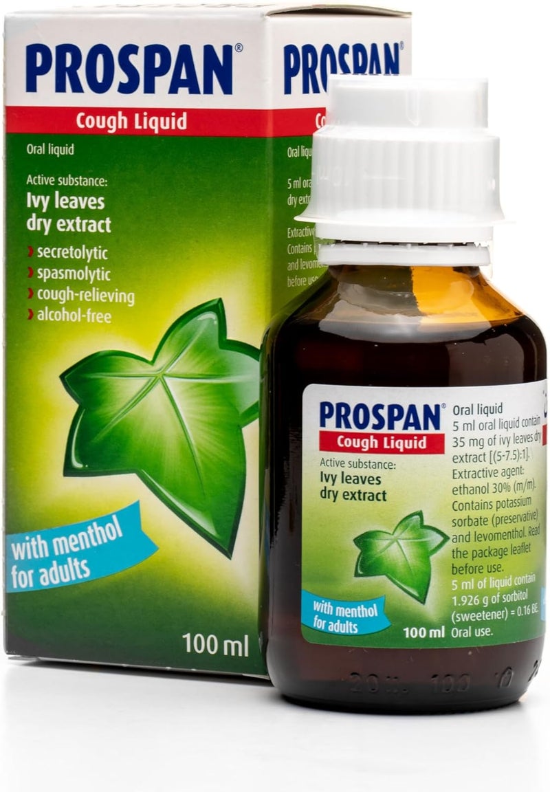 Prospan Menthol Cough Liquid Syrup 100 ml