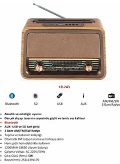 LR-243 Radio,bt,usb,tf Retro Music Box - pzsku/Z037A3BB07AB027E61889Z/45/_/1737397072/076342db-527a-4f09-a1b3-fb3ef1027985