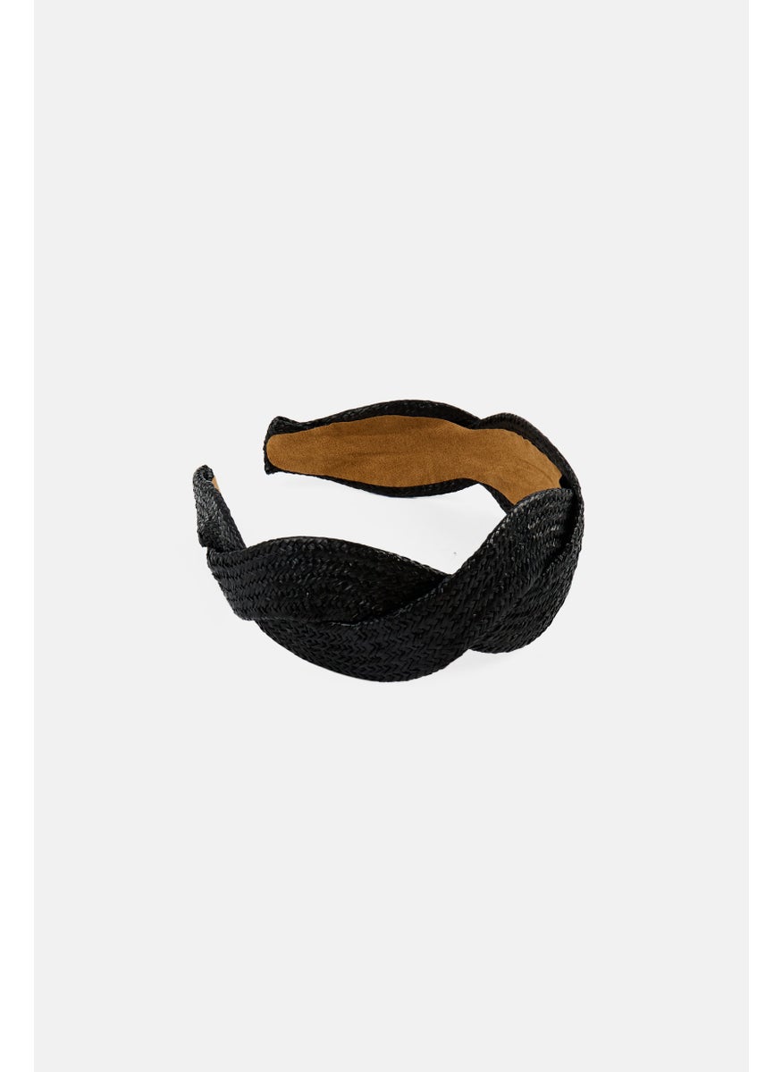 Orly Fashion Accessories Women Textured Head Band, Black  - Image 2