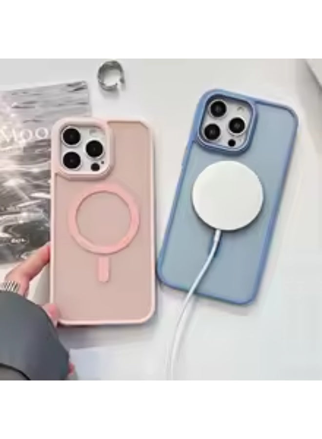 Case for iPhone 16 Pro Max Case Magnetic Translucent Matte Phone Cases [Compatible with MagSafe] Thin Slim Fit Shockproof Bumper Hard Protective Cover... - Image 4