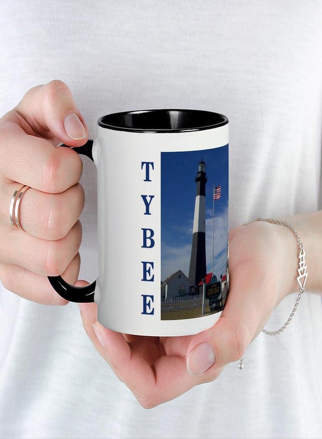 cafe press CafePress Tybee Island Lighthouse Coffee Mug 11 oz (325 ml) Ceramic Coffee Mug - Image 5