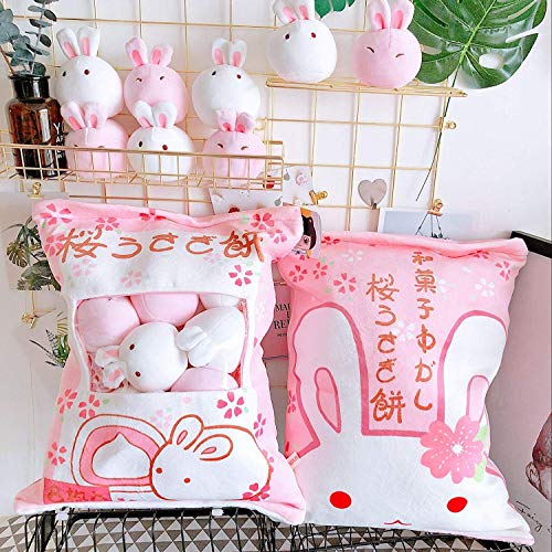 REFAHB Cute Plush Pillow Throw Pillow Removable Stuffed Animal Toys Creative Gifts for Girls (Bunny) - Image 5