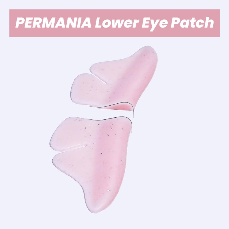 PERMANIA Silicone Under Eye Pads, Soft Lash Lift Rods Extreme Eyelash Curler Reusable for Lower Lash Perm Makeup Beauty Tool (Pink) - Image 3
