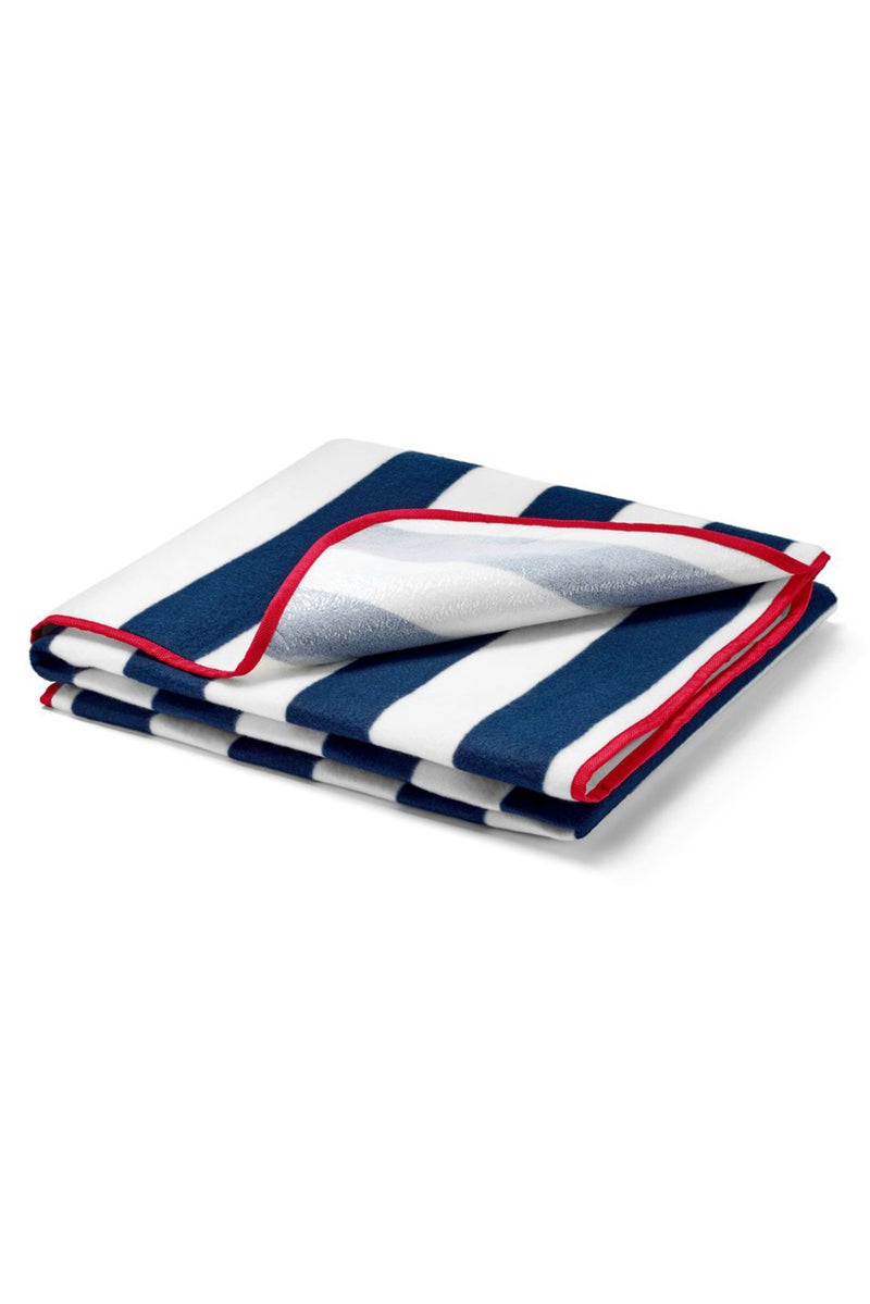 Tchibo Picnic Blanket 130 x 150 cm, Navy Blue/Ivory  - Image 3