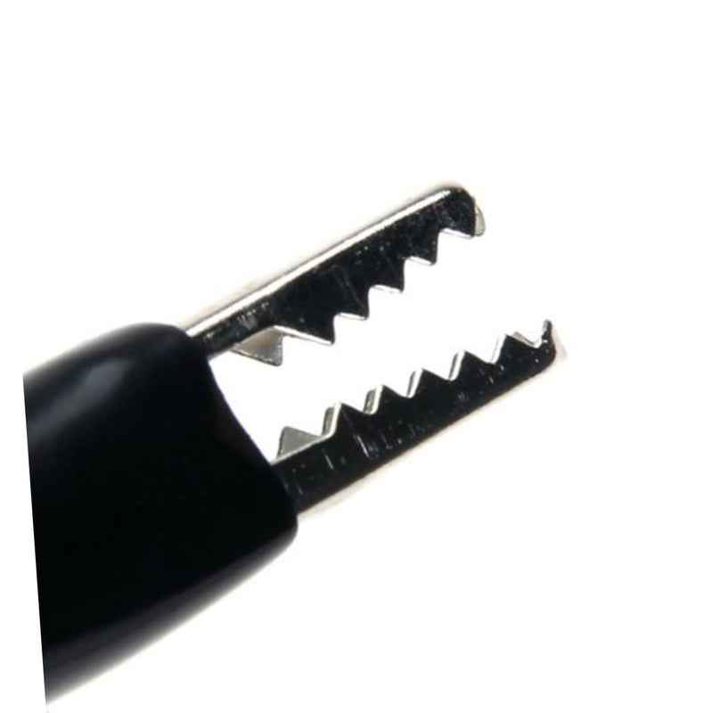 Nickel Plated Insulated Alligator Clips 10 Pairs Black For Electronics Repair - Image 3