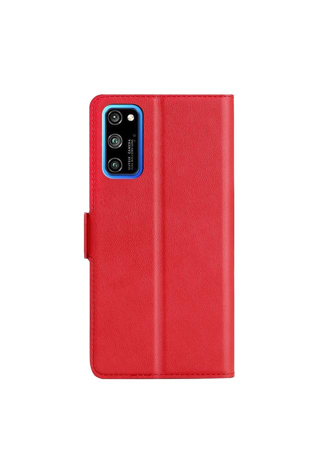 S-TOP Case For Honor V30 Pro Ultra-thin Voltage Side Buckle PU + TPU Leather Phone Case - Image 3