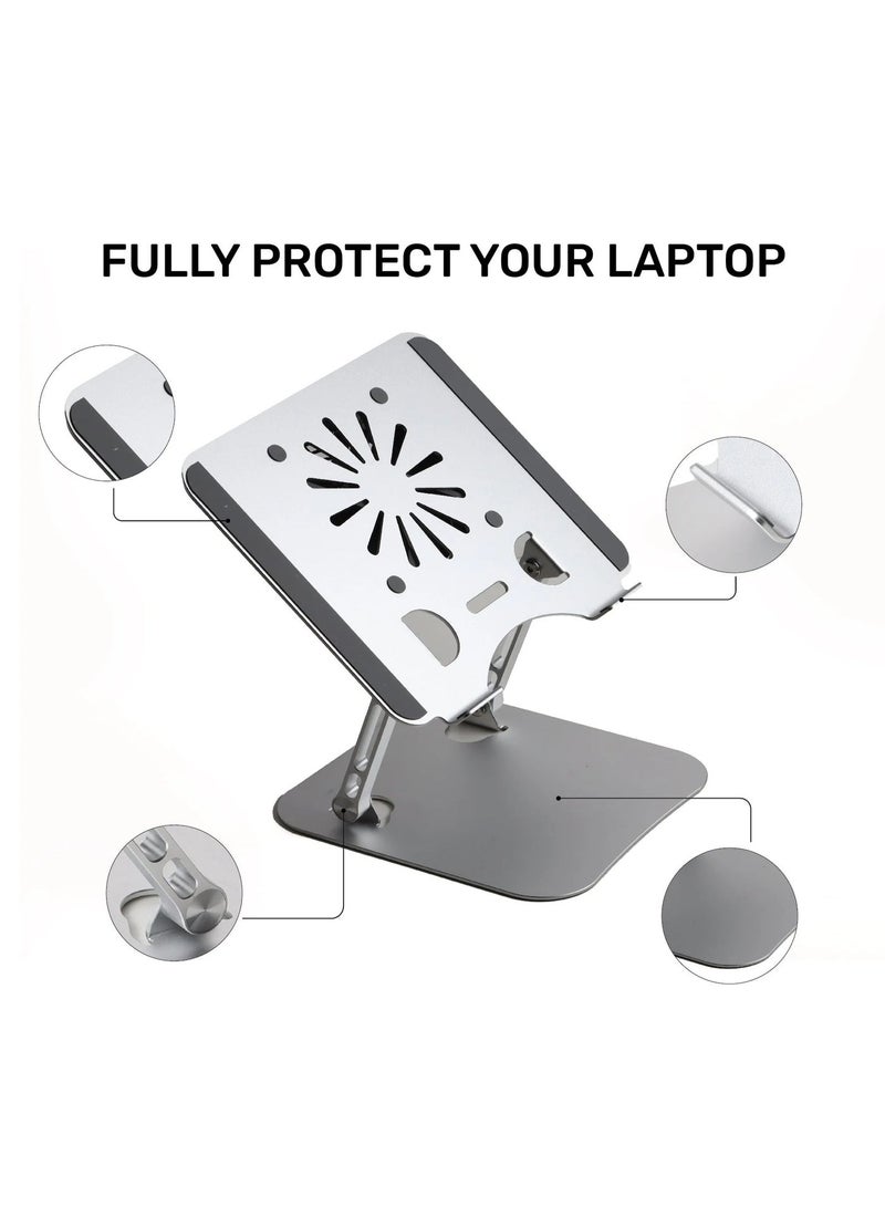 أريزون حامل كمبيوتر محمول ARIZONE NB68 مزود بمروحة تبريد ولوحة تبريد للكمبيوتر المحمول ورافعة كمبيوتر محمول قابلة لضبط الارتفاع لأجهزة الكمبيوتر المحمولة المخصصة للألعاب - Image 2