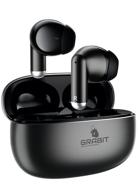 Metal True Wireless Earbuds – Premium Sound, Durable Build & 6H Playtime