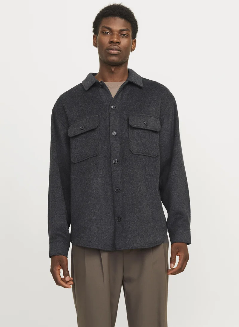 JACK & JONES Casual Long Sleeve Over Shirt