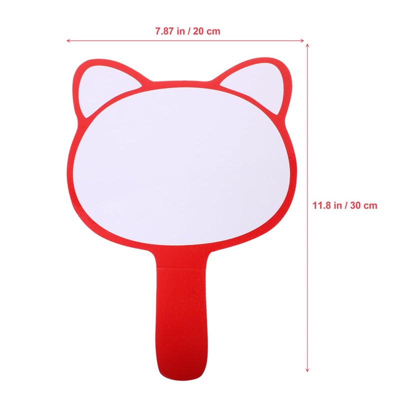 Dry Erase Scoreboard Paddles Reusable Whiteboard Voting Cards 2 Pack - Image 4