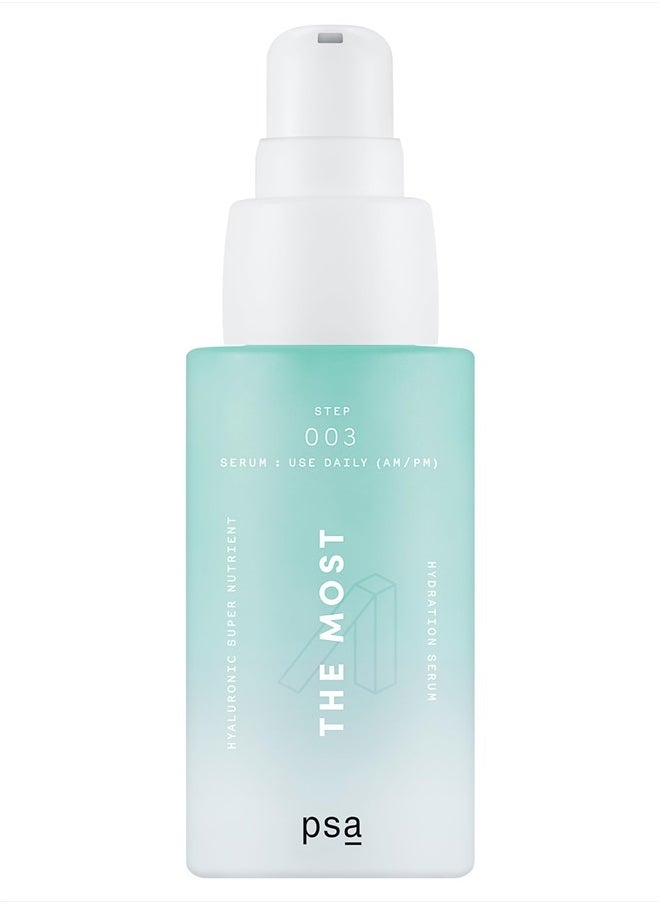 PURPOSEFUL SKINCARE PSA - THE MOST Hyaluronic Super Nutrient Hydration Serum | Hyaluronic Acid Complex, Kombucha, Acai Berry | Suitable for All Skin Types (30 mL | 1 oz)  - Image 1