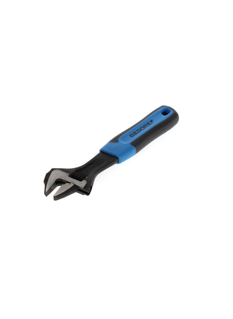 GEDORE GEDORE 2171015 Adjustable Wrench 8Inch Chrome Vanadium Steel Plastic Handle  - Image 1