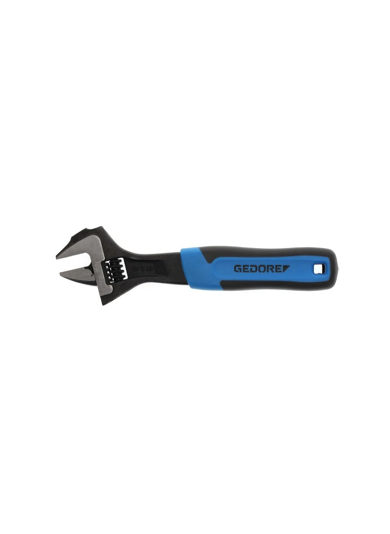 GEDORE GEDORE 2171015 Adjustable Wrench 8Inch Chrome Vanadium Steel Plastic Handle  - Image 5