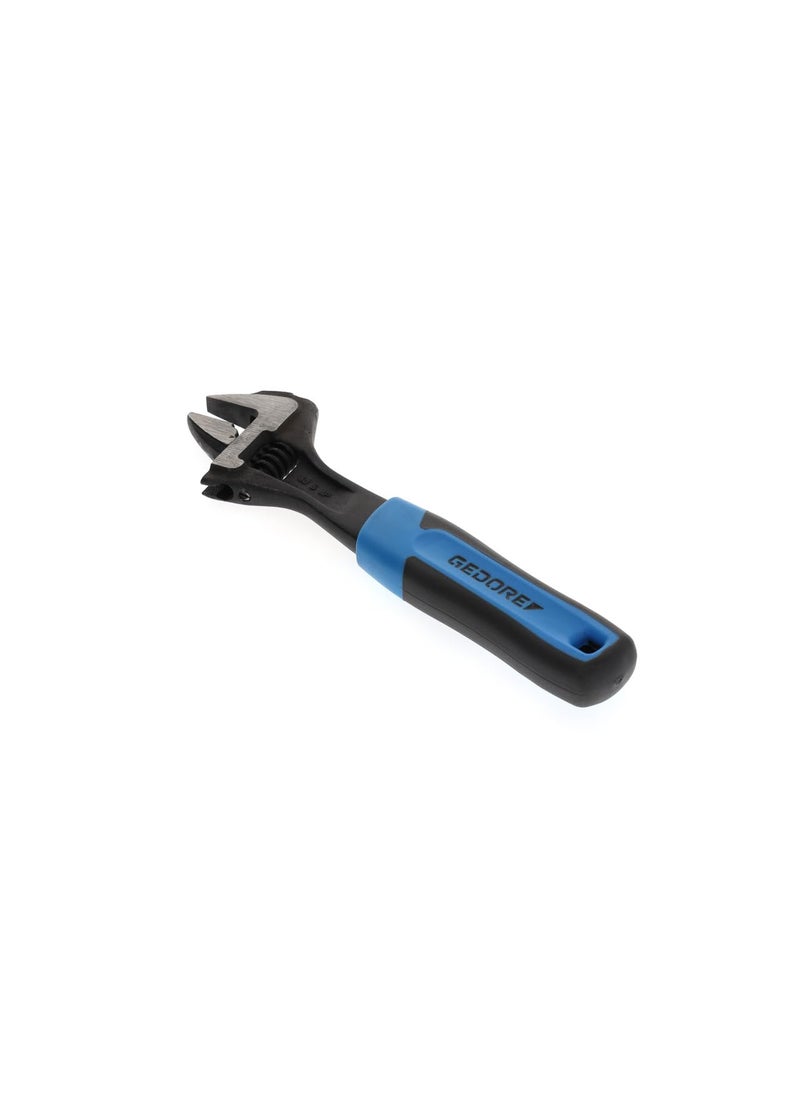 GEDORE GEDORE 2171015 Adjustable Wrench 8Inch Chrome Vanadium Steel Plastic Handle  - Image 2