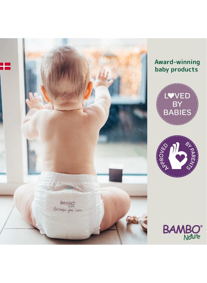 BAMBO NATURE Premium Baby Diapers - Xs Size (2-4 Kgs), 22 Count, For Newborn Baby - Super Absorbent, Eco-Friendly And With A Wetness Indicator, White  - Image 5