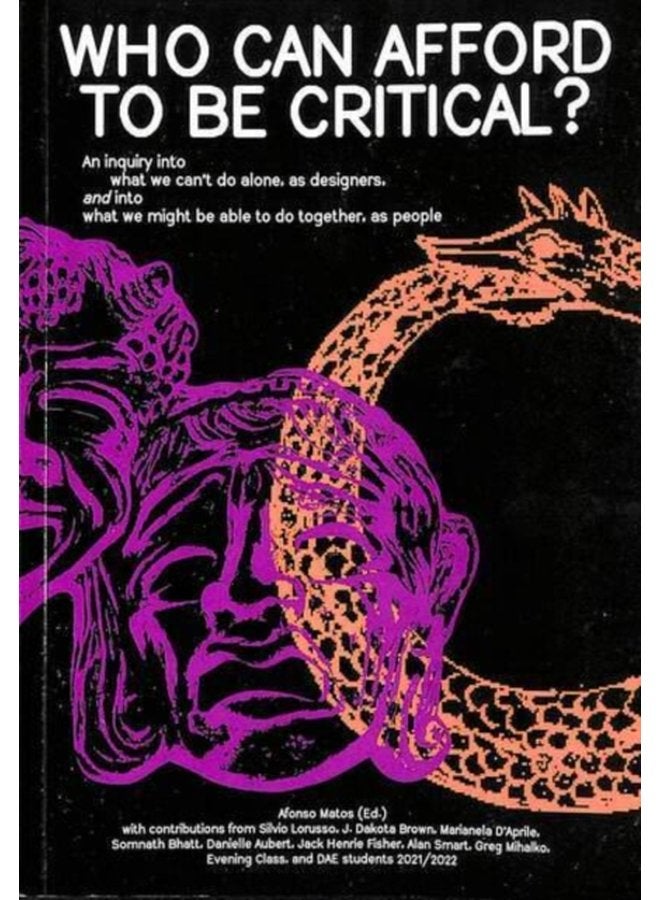 Who can afford to be critical - Paperback