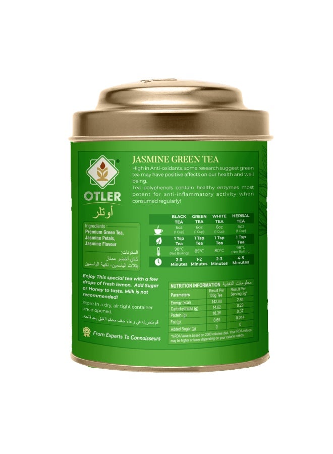 Otler JASMINE GREEN TEA 100 Gms - Image 2
