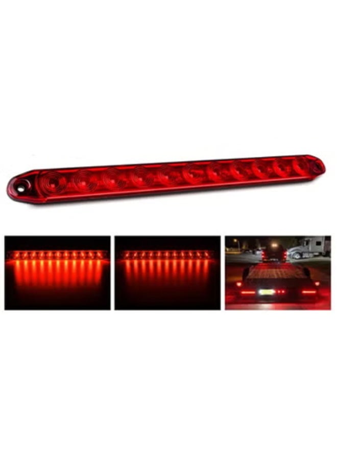 COYO 1 PCS 16Inch 11 LED Red Trailer Light Bar for Parking Stop Turn Signals Tail Brake DOT Compliant IP65 Waterproof Truck ID Marker - Image 1