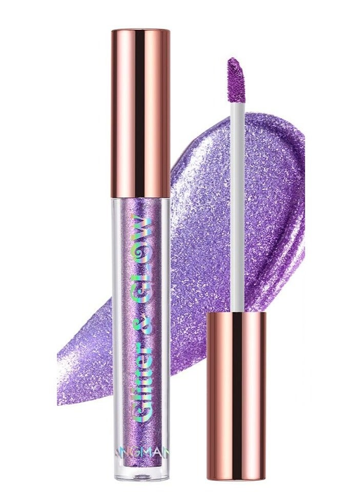 LANGMANNI ظلال عيون سائلة لامعة من لانغماني - ظلال عيون متغيرة اللون بألوان تنين في 10 درجات، وحدة واحدة - Image 1