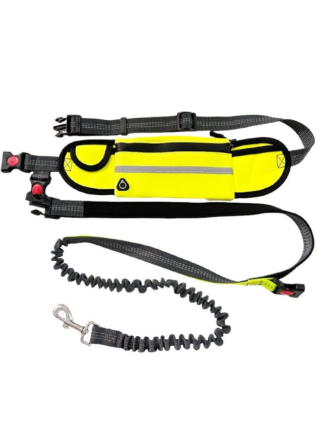 Hands Free Elastic Dog Waist Leash for Running & Walking