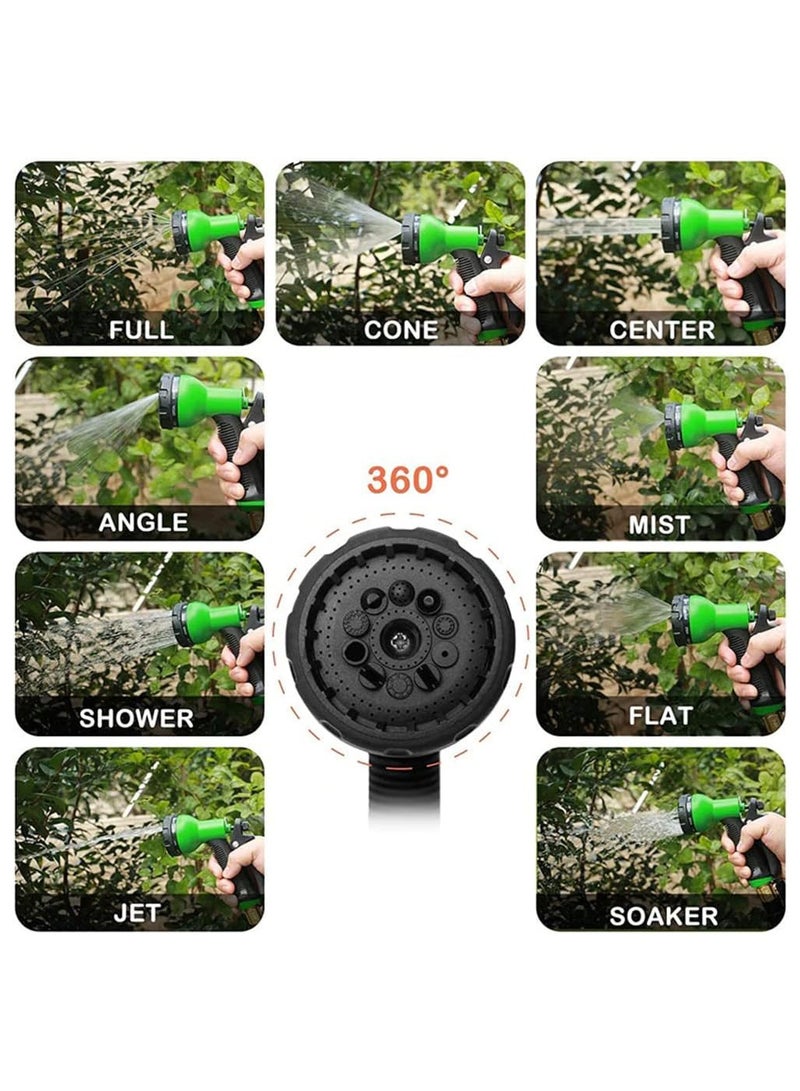 Arabest 75ft Expandable Garden Hose with 9 Function Nozzle Flexible Strong Water Hose with Solid Brass Fittings and Double Latex Core - Image 5