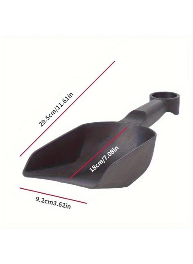 White Gardening Shovel Durable Plastic Ergonomic Handle Lightweight Digging Tool - Image 5