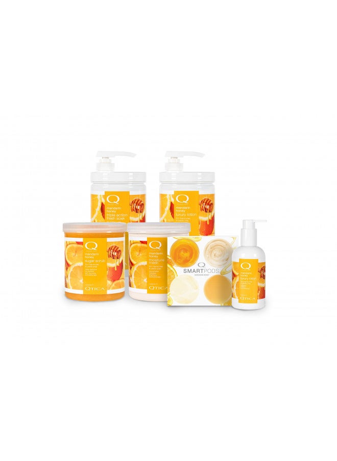 QTICA - Qtica Smart Spa Sugar Scrub (Mandarin Honey, 7oz) - Image 1