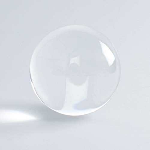 DSJUGGLING 80mm Clear Acrylic Contact Juggling Balls for Beginners  Single Ball Tricks  314 Transparent - Image 3