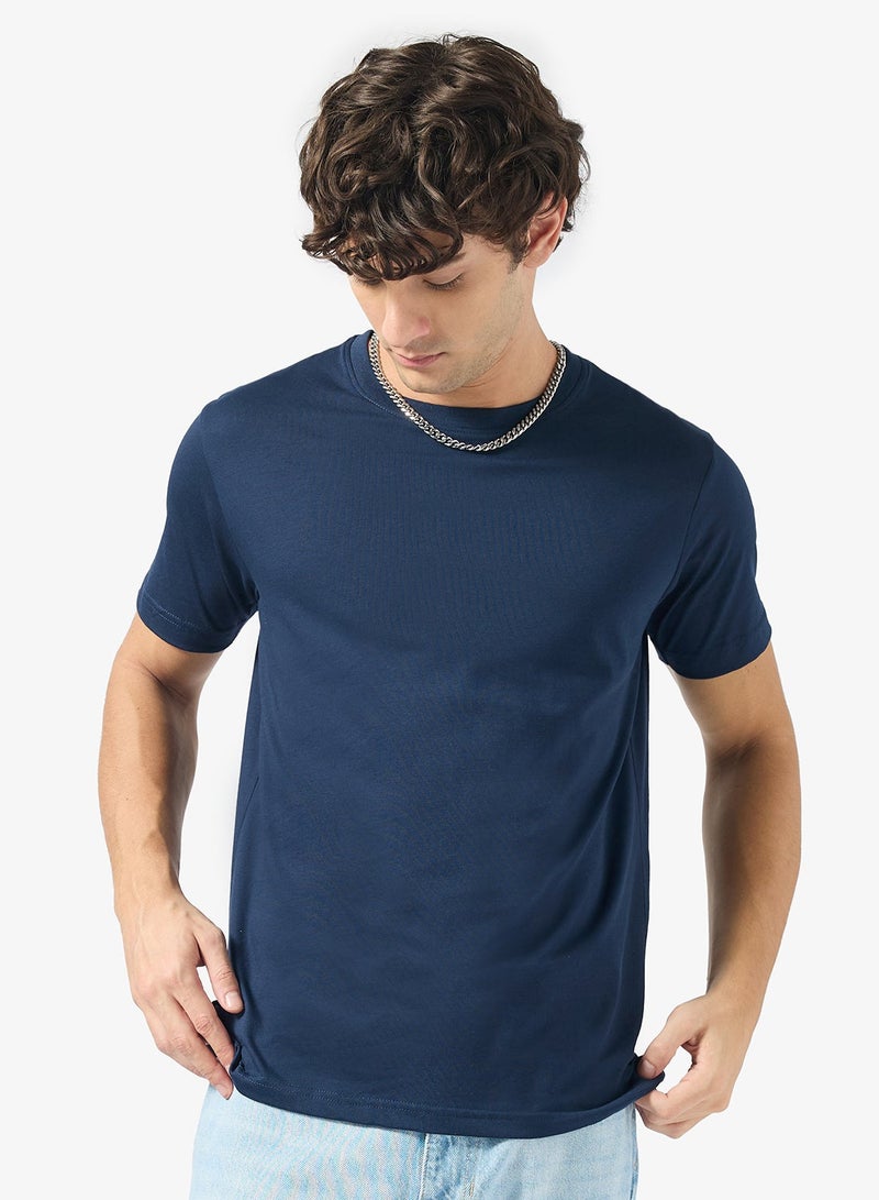 Seventy Five Basics Pack of 3 Round Neck T-Shirt - Image 3