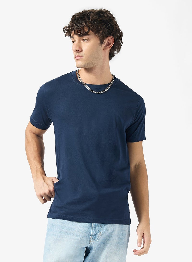 Seventy Five Basics Pack of 3 Round Neck T-Shirt - Image 4