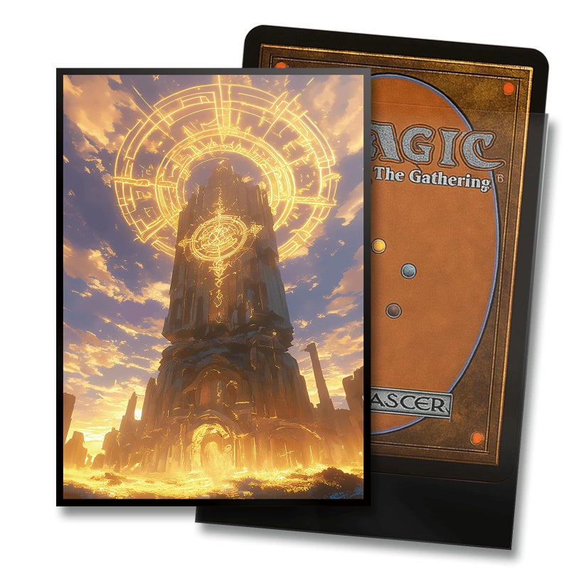 Kiiransr MTG Card Sleeves - Plains - Utility Lands Series - Ultra Clear Front & Matte Finish Back, 100 Count Standard Size Matte Art Sleeve for Magic The Gathering - Image 2