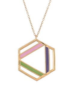 VOYLLA Benzene Enamelled Large Pendant Long Necklace  - Image 2